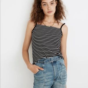 NWT Madewell Ribbed Spaghetti-Strap Tank Top